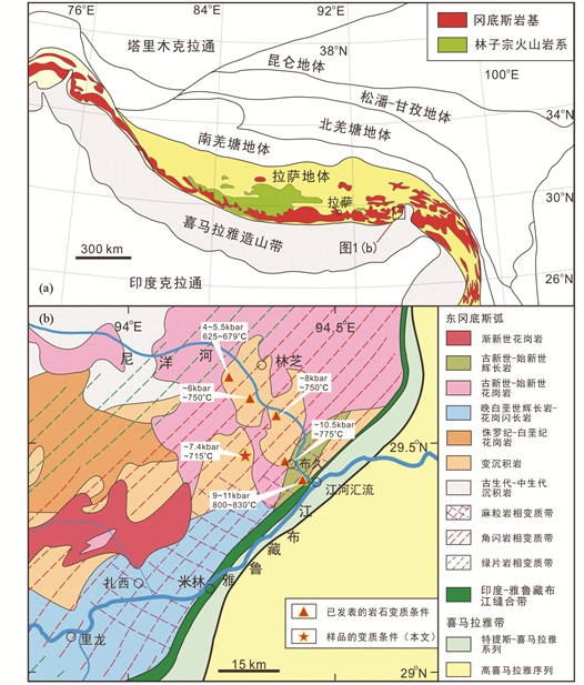 Metamorphism of pelites in the eastern Gangdese magmatic arc