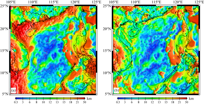 Sediment density correction of gravity anomaly in the South