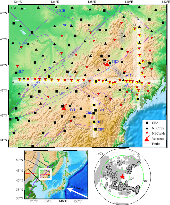 Crustal structure of different tectonic units in southeastern part of  Northeast China using receiver functions
