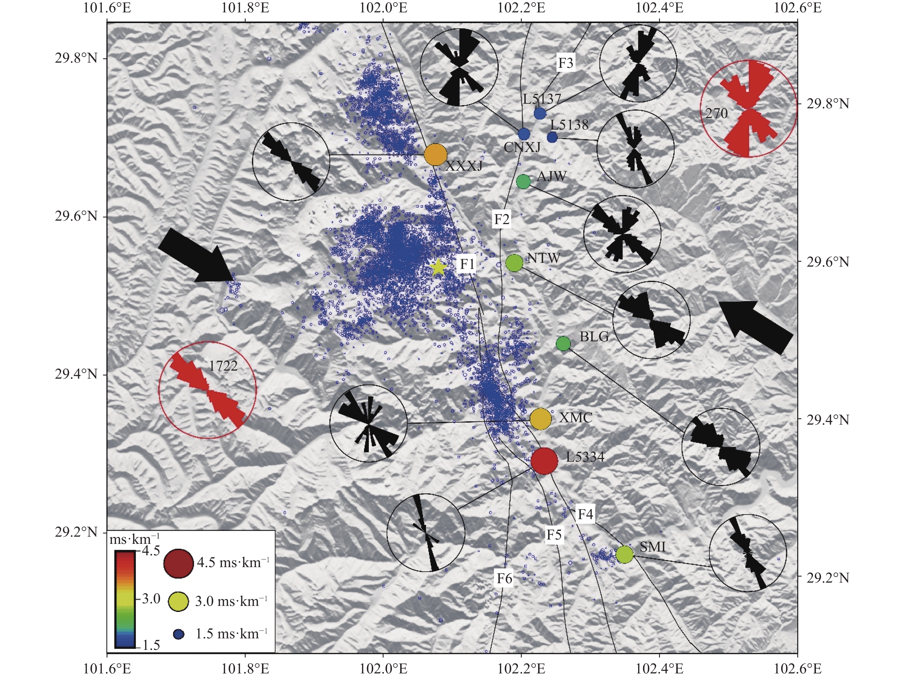 2022年四川泸定<i>M</i><sub>s</sub>6.8地震震源区横波分裂变化特征