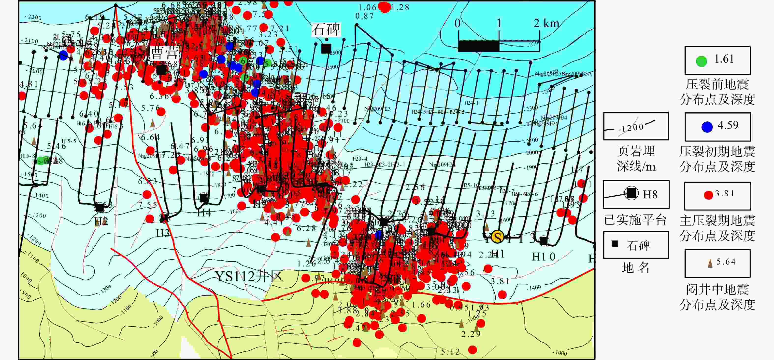 页岩水力压裂物理模拟实验及声发射特征研究