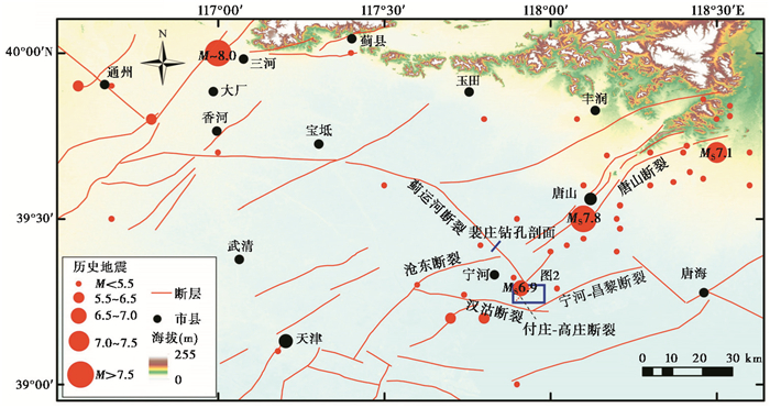 1976年天津宁河<i>M</i><sub>S</sub>6.9地震发震构造的研究及其意义