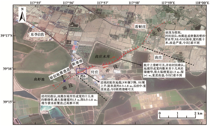 1976年天津宁河<i>M</i><sub>S</sub>6.9地震发震构造的研究及其意义
