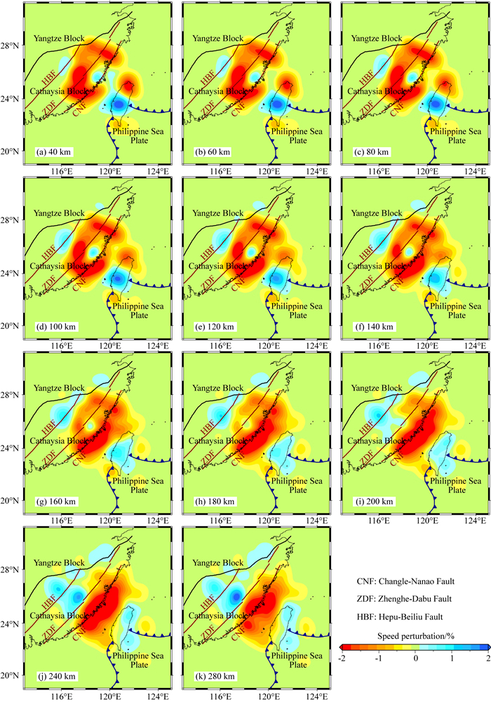 P wave velocity structure and tectonic analysis beneath southeastern China