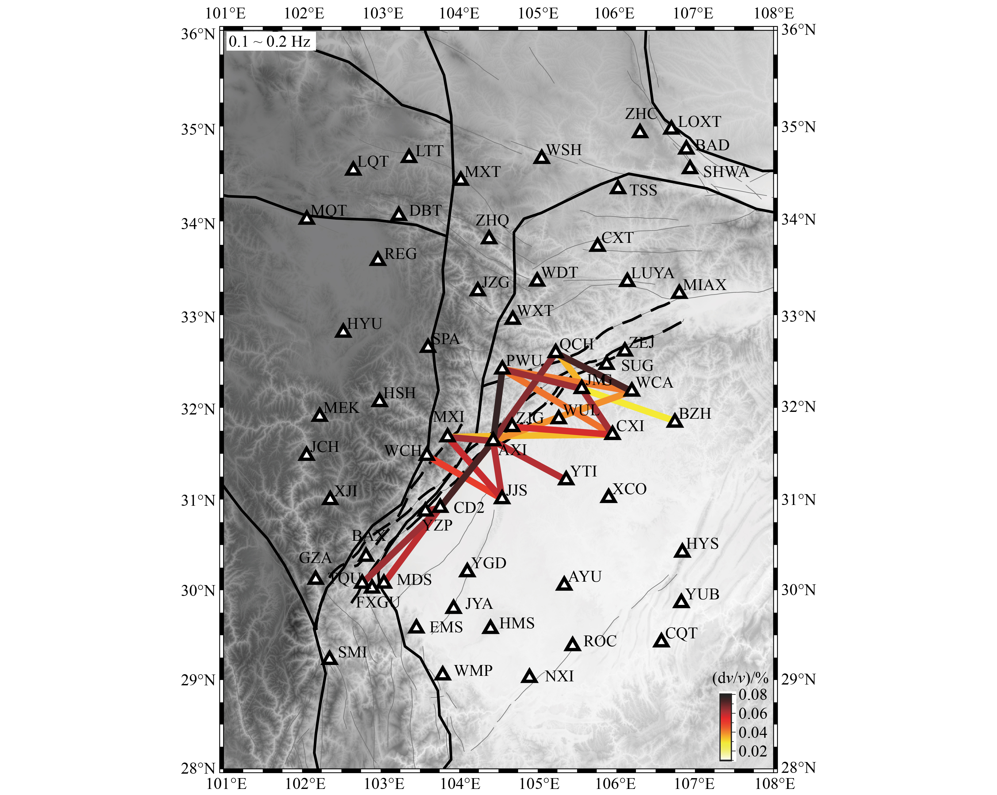 Study on the spatiotemporal characteristics of velocity variations and ...